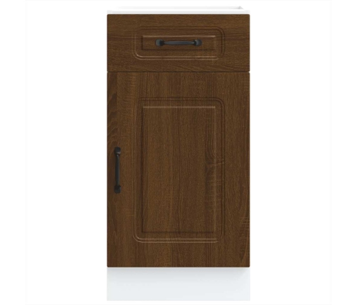 vidaXL virtuves apakšējai skapītis, Kalmar, brūna ozola