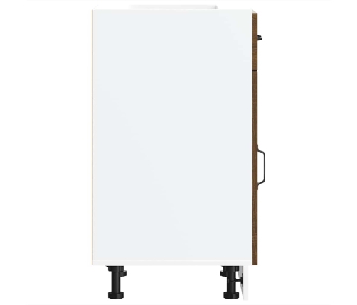 vidaXL virtuves apakšējai skapītis, Kalmar, brūna ozola