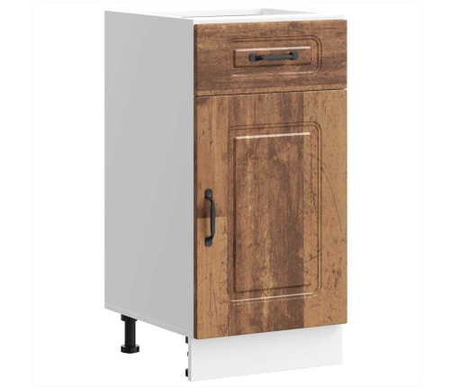 vidaXL virtuves apakšējai skapītis, Kalmar, veca koka
