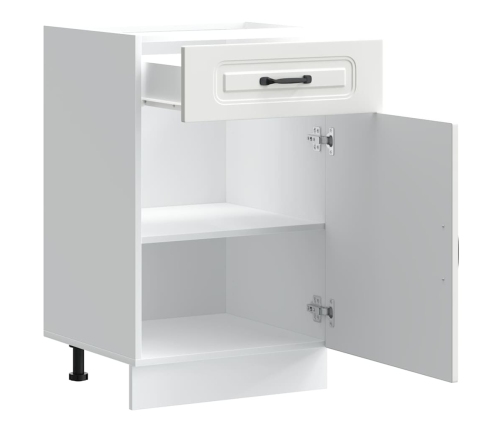 vidaXL virtuves apakšējai skapītis, Kalmar, balts, inženierijas koks