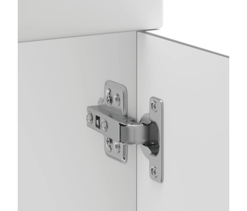 vidaXL virtuves apakšējai skapītis, Kalmar, balts, inženierijas koks