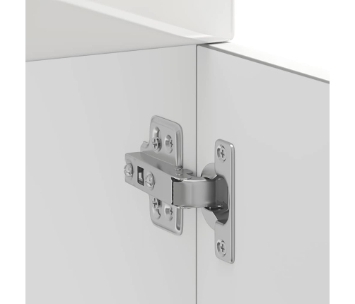 vidaXL virtuves apakšējai skapītis, Kalmar, spīdīgi balta