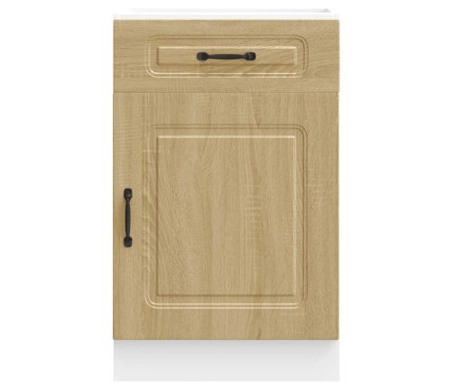 vidaXL virtuves apakšējai skapītis, Kalmar, ozolkoka