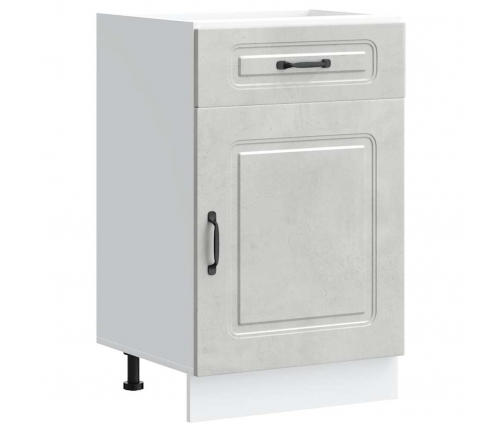 vidaXL virtuves apakšējai skapītis, Kalmar, betona pelēks