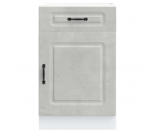 vidaXL virtuves apakšējai skapītis, Kalmar, betona pelēks