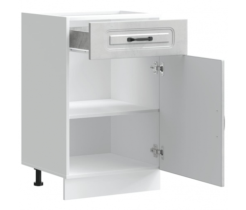 vidaXL virtuves apakšējai skapītis, Kalmar, betona pelēks