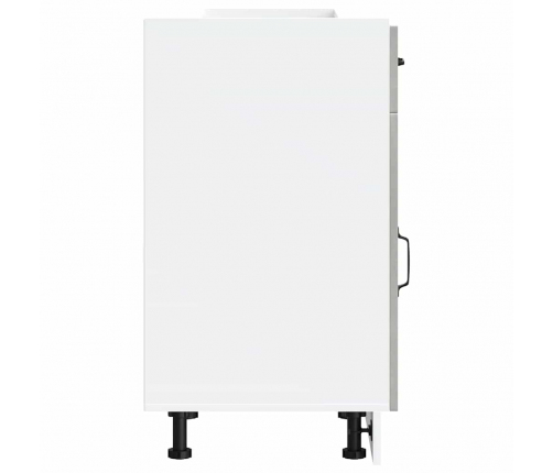 vidaXL virtuves apakšējai skapītis, Kalmar, betona pelēks