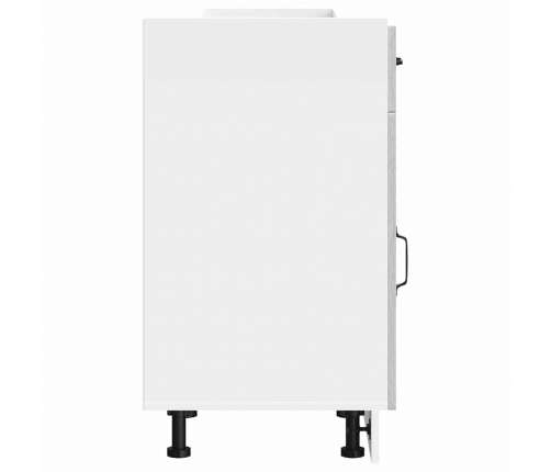 vidaXL virtuves apakšējai skapītis, Kalmar, pelēka koka