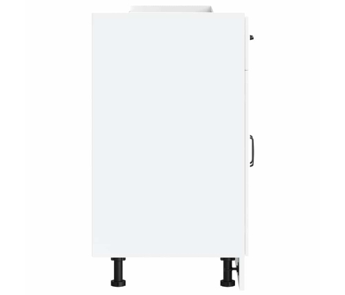 vidaXL virtuves apakšējai skapītis, Kalmar, balts, inženierijas koks