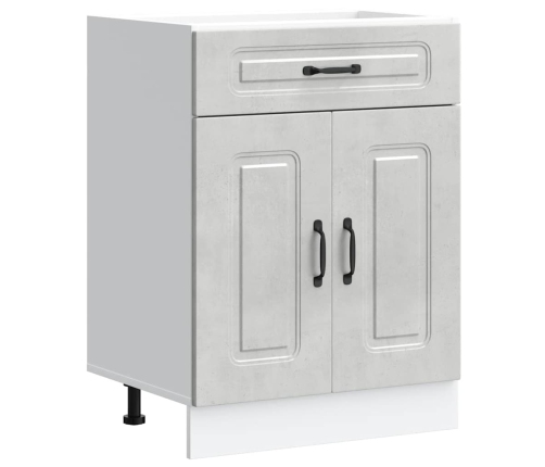 vidaXL virtuves apakšējai skapītis, Kalmar, betona pelēks