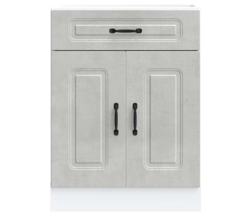 vidaXL virtuves apakšējai skapītis, Kalmar, betona pelēks