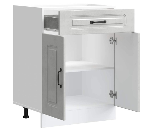 vidaXL virtuves apakšējai skapītis, Kalmar, betona pelēks