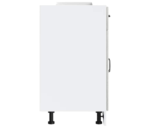 vidaXL virtuves apakšējai skapītis, Kalmar, pelēka koka