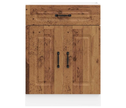 vidaXL virtuves apakšējai skapītis, Kalmar, veca koka