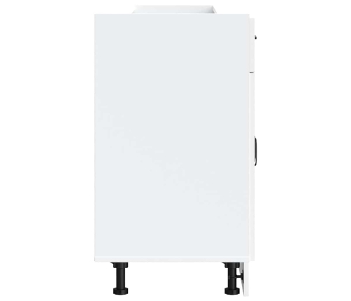 vidaXL virtuves apakšējai skapītis, Kalmar, balts, inženierijas koks