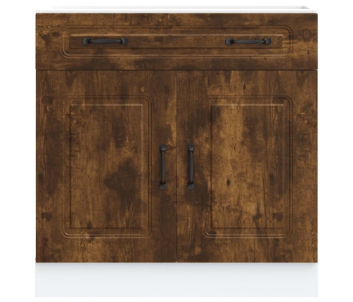 Virtuves Apakšējai Skapītis, Kalmar, Ozola Krāsa Vidaxl