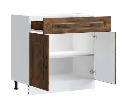 Virtuves Apakšējai Skapītis, Kalmar, Ozola Krāsa Vidaxl