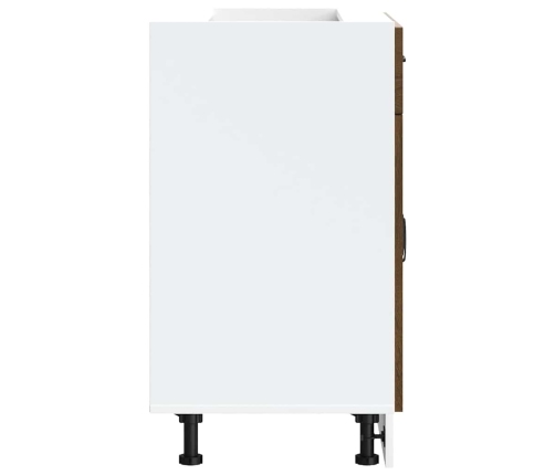 vidaXL virtuves apakšējai skapītis, Kalmar, brūna ozola