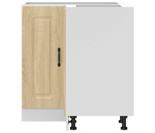 vidaXL virtuves stūra skapītis, Kalmar, ozolkoka, inženierijas koks