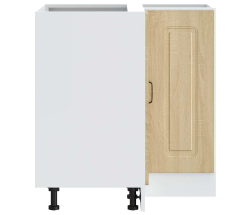 vidaXL virtuves stūra skapītis, Kalmar, ozolkoka, inženierijas koks