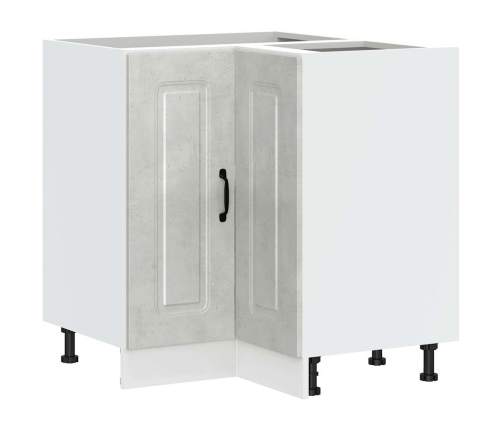 vidaXL virtuves stūra skapītis Kalmar betona pelēks inženierijas koks