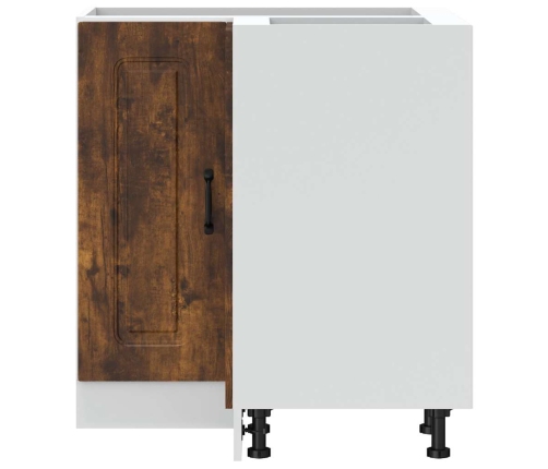 vidaXL virtuves stūra skapītis, Kalmar, ozola krāsa, inženierijas koks