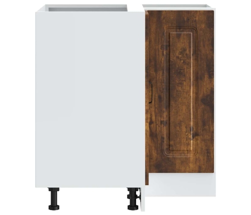 vidaXL virtuves stūra skapītis, Kalmar, ozola krāsa, inženierijas koks