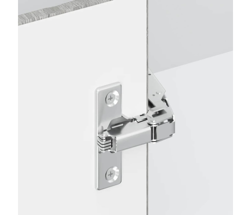 vidaXL virtuves stūra skapītis, Kalmar, pelēka koka, inženierijas koks