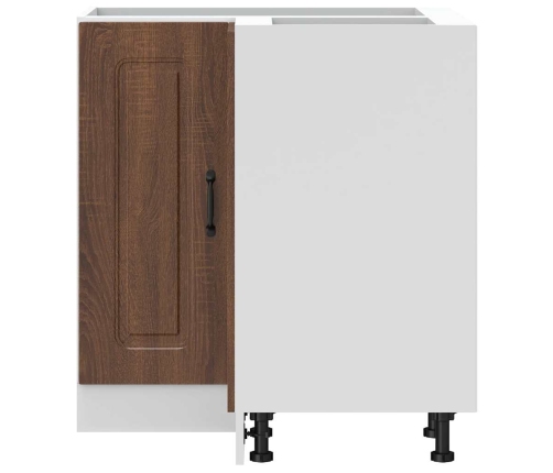 Virtuves Stūra Skapītis, Kalmar, Brūna Ozola, Inženierijas Koks Vidaxl