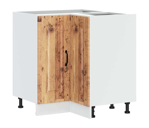 Virtuves Stūra Skapītis, Kalmar, Veca Koka, Inženierijas Koks Vidaxl