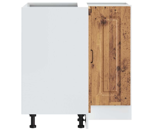 Virtuves Stūra Skapītis, Kalmar, Veca Koka, Inženierijas Koks Vidaxl