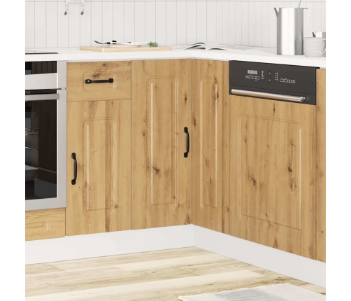 Virtuves Stūra Skapītis, Kalmar, Koka Karas, Inženierijas Koks Vidaxl