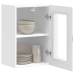 vidaXL virtuves sienas skapis ar stikla durvīm Kalmar balts