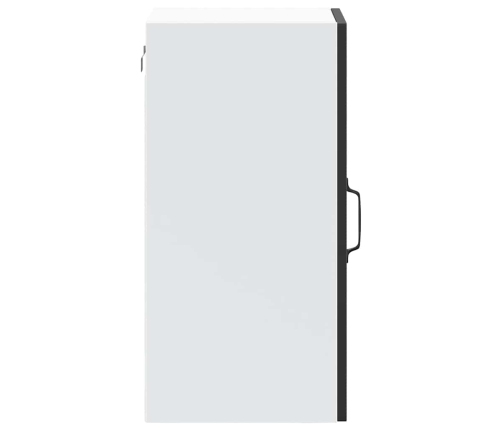 vidaXL virtuves sienas skapis ar stikla durvīm Kalmar melns