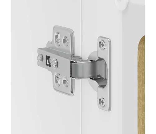 vidaXL virtuves sienas skapis ar stikla durvīm Kalmar ozolkoka krāsa