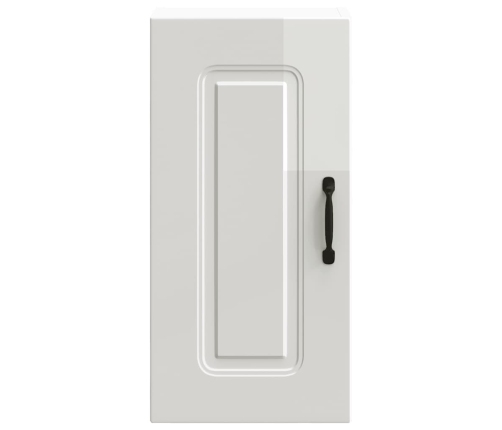 vidaXL virtuves sienas skapītis Kalmar spīdīgi balta inženierijas koks