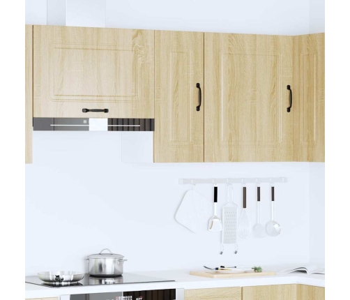 Virtuves Sienas Skapītis, Kalmar, Ozolkoka, Inženierijas Koks Vidaxl