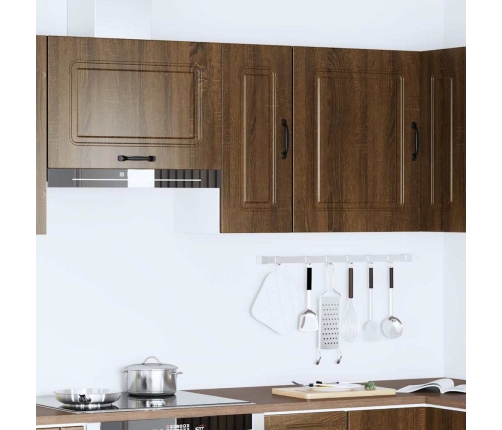 vidaXL virtuves sienas skapītis Kalmar brūna ozola inženierijas koks
