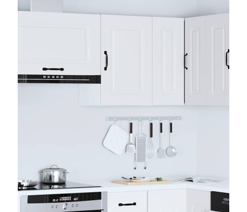 vidaXL virtuves sienas skapītis, Kalmar, balts, inženierijas koks