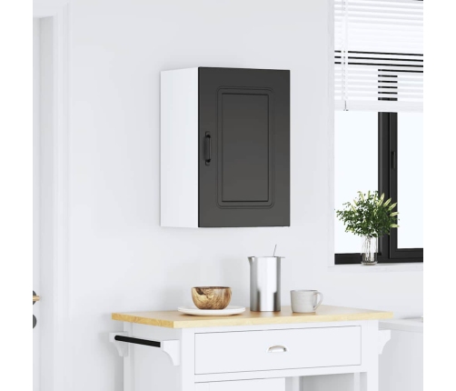 Virtuves Sienas Skapītis, Kalmar, Melns, Inženierijas Koks Vidaxl