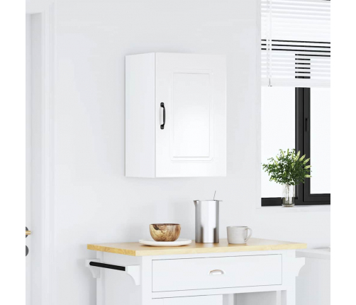 Virtuves Sienas Skapītis Kalmar Spīdīgi Balta Inženierijas Koks Vidaxl