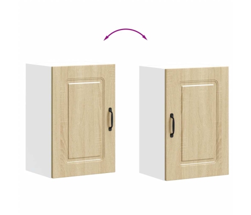 vidaXL virtuves sienas skapītis, Kalmar, ozolkoka, inženierijas koks