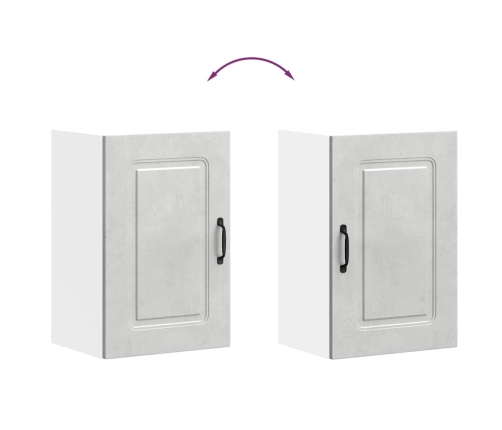 vidaXL virtuves sienas skapītis, Kalmar, betona pelēks