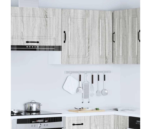 vidaXL virtuves sienas skapītis Kalmar pelēka koka inženierijas koks