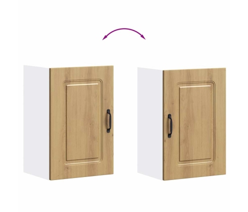 Virtuves Sienas Skapītis, Kalmar, Koka Karas, Inženierijas Koks Vidaxl