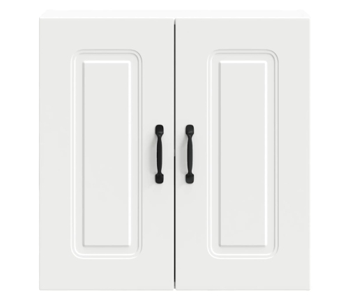 Virtuves Sienas Skapītis, Kalmar, Balts, Inženierijas Koks Vidaxl