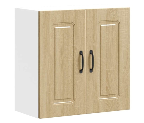 Virtuves Sienas Skapītis, Kalmar, Ozolkoka, Inženierijas Koks Vidaxl