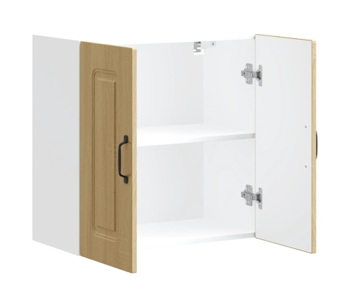 Virtuves Sienas Skapītis, Kalmar, Ozolkoka, Inženierijas Koks Vidaxl