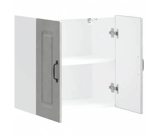 Virtuves Sienas Skapītis, Kalmar, Betona Pelēks Vidaxl