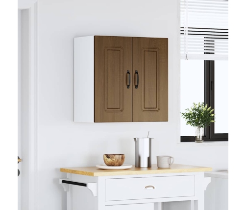 vidaXL virtuves sienas skapītis Kalmar brūna ozola inženierijas koks